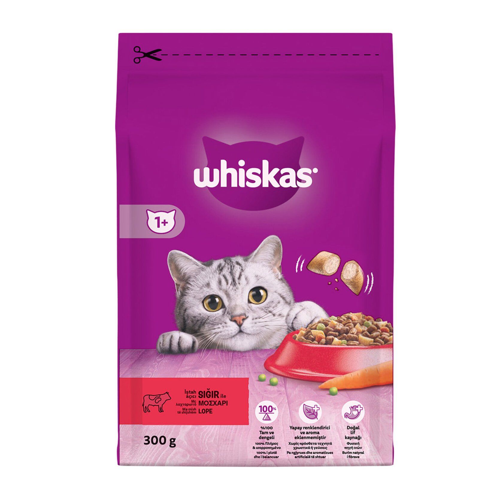 Whiskas Biftekli Kuru Mama 300 Gr