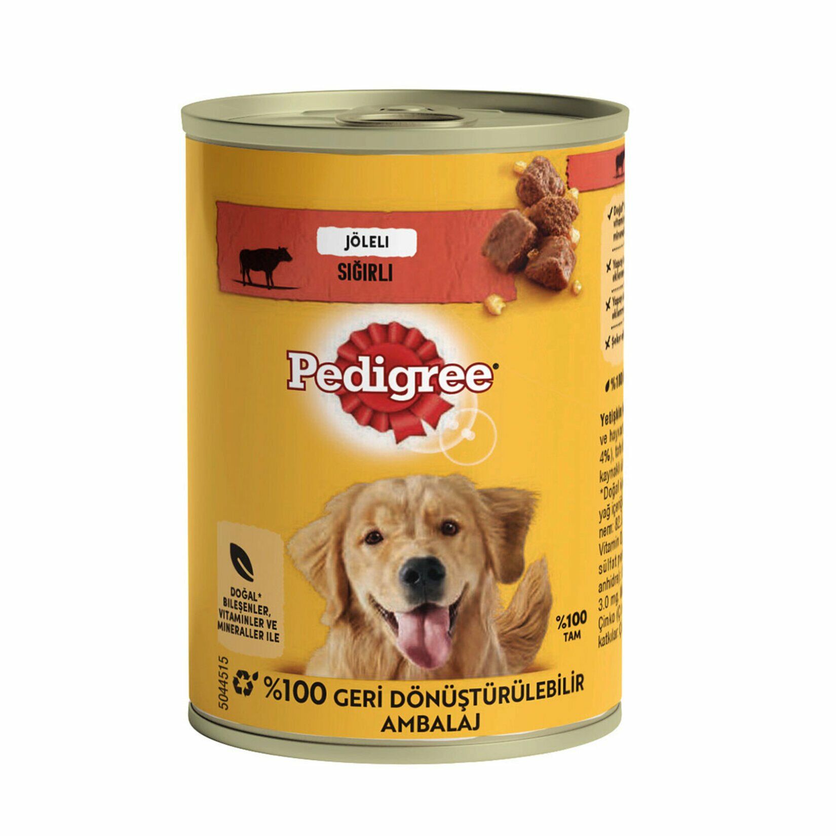 Pedigree Sığırlı Konserve Yaş Mama 400 Gr