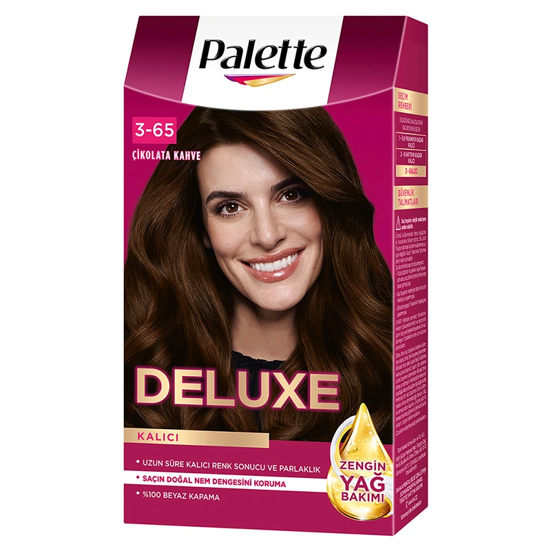 Palette Deluxe Saç Boyası 3-65 Çikolata Kahve