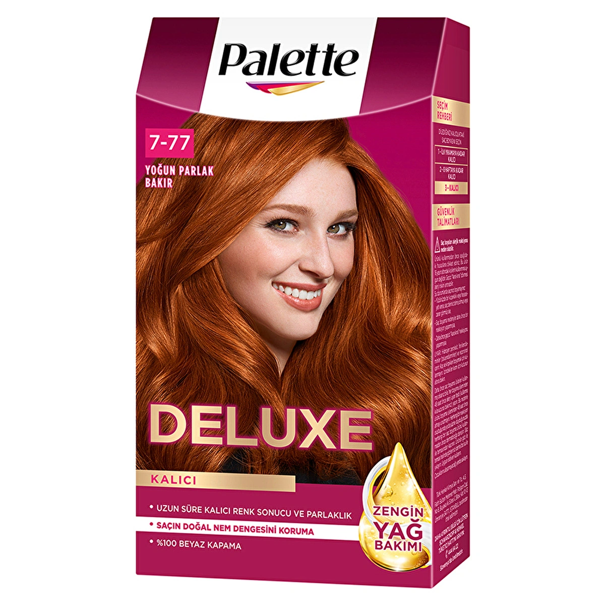 Palette Deluxe Saç Boyası 7-77 Yoğun Parlak Bakır