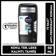 Nivea Men Erkek Stick Deodorant Black & White Invisible Fresh 50 ml