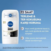 Nivea Kadın Stick Deodorant Black & White Invisible İpeksi Pürüzsüzlük 50 ml