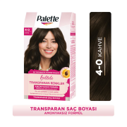 Palette Işıltılı Transparan Renkler Kahve 4-0