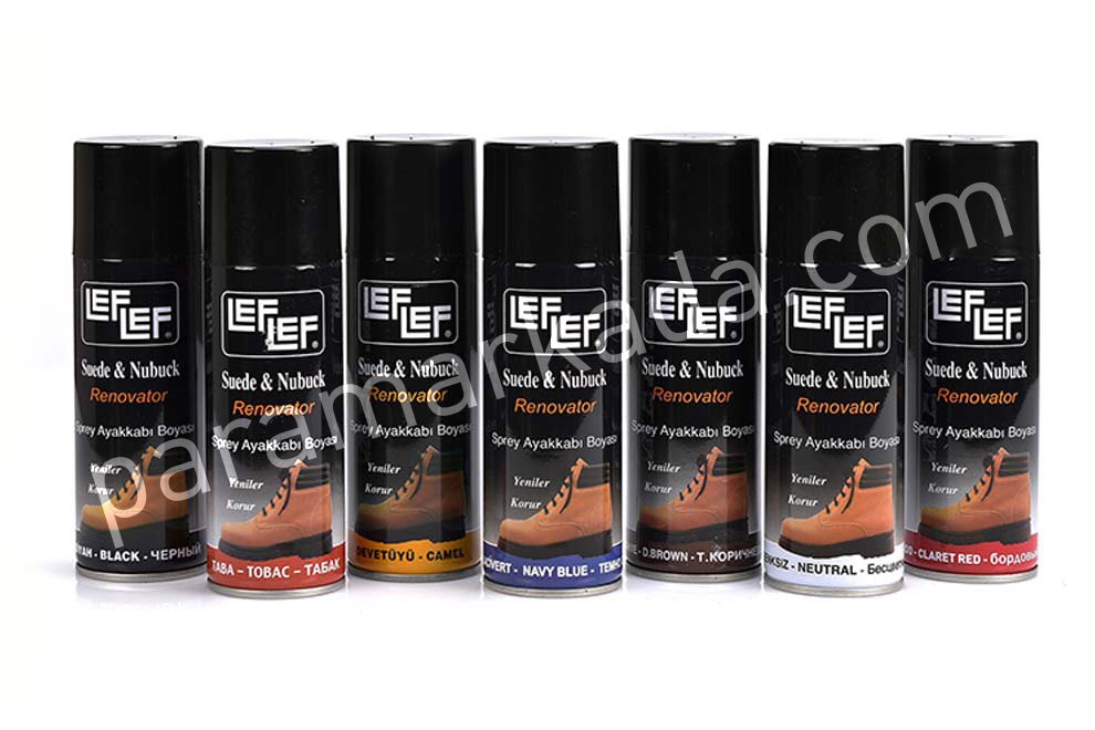 Leflef Süet ve Nubuk Sprey Ayakkabı Boyası