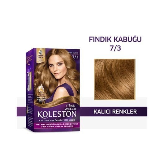 Koleston Kit Saç Boyası 7-3 - Fındık Kabuğu