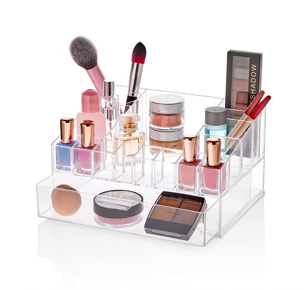 Esda Fırça Bölmeli Çekmeceli Makyaj Organizeri