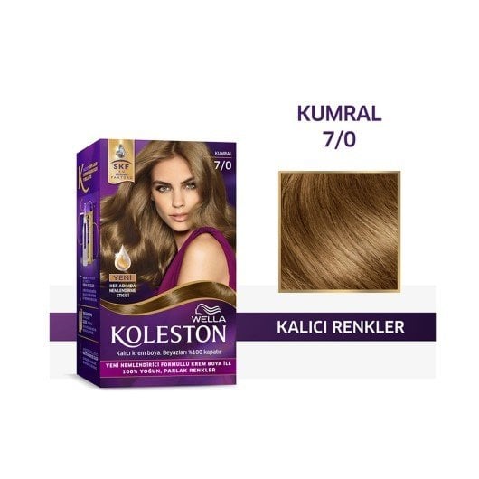 Koleston Kit Saç Boyası 7-0 - Kumral