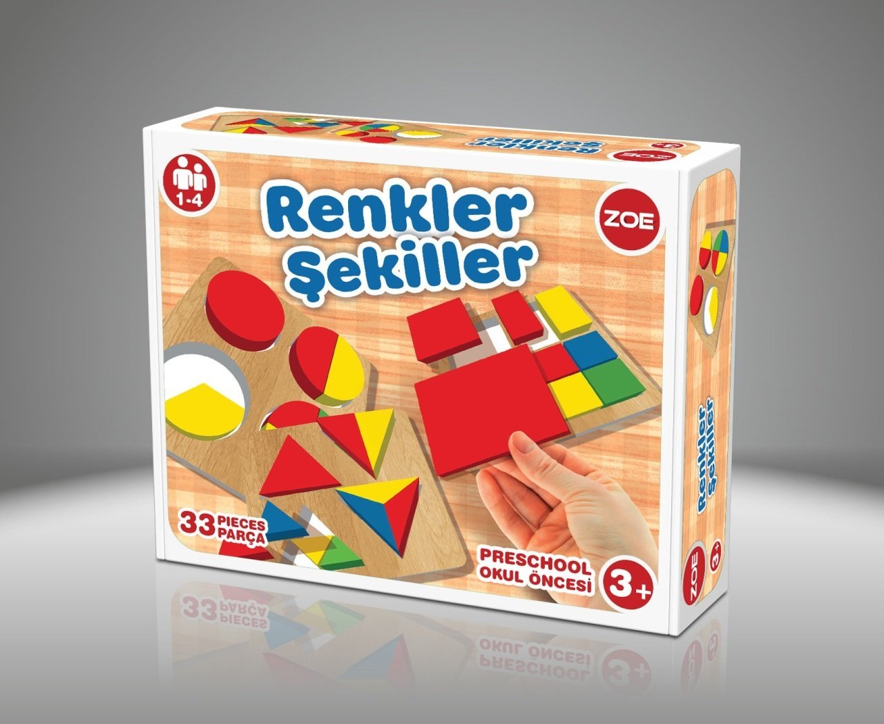 Renkler Şekiller 33 Parça