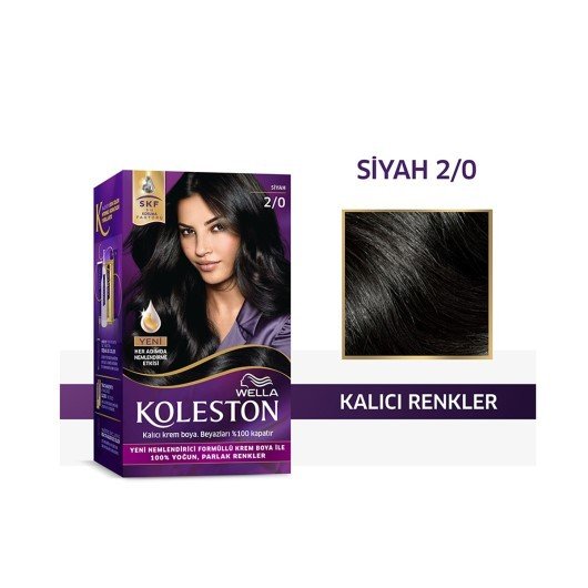 Koleston Kit Saç Boyası 2-0 - Siyah