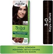 Palette Kalıcı Doğal Renkler Saç Boyası 3-0 Koyu Kahve