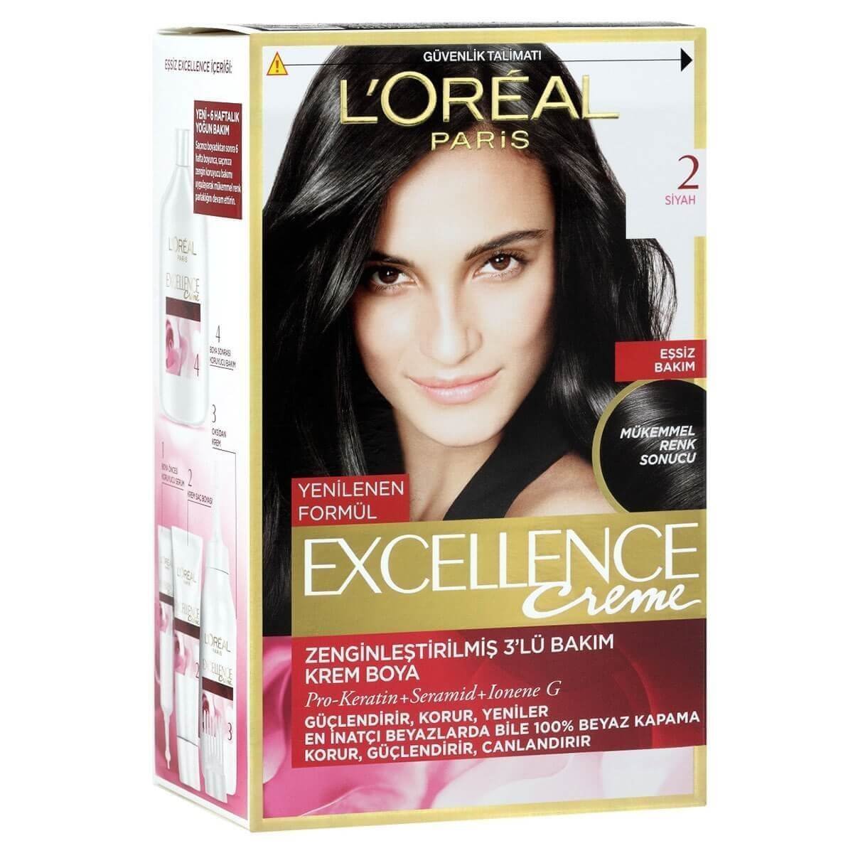 L'oreal Paris Excellence Creme Saç Boyası 2 - Siyah