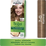Palette Kalıcı Doğal Renkler Saç Boyası 7-0 Kumral