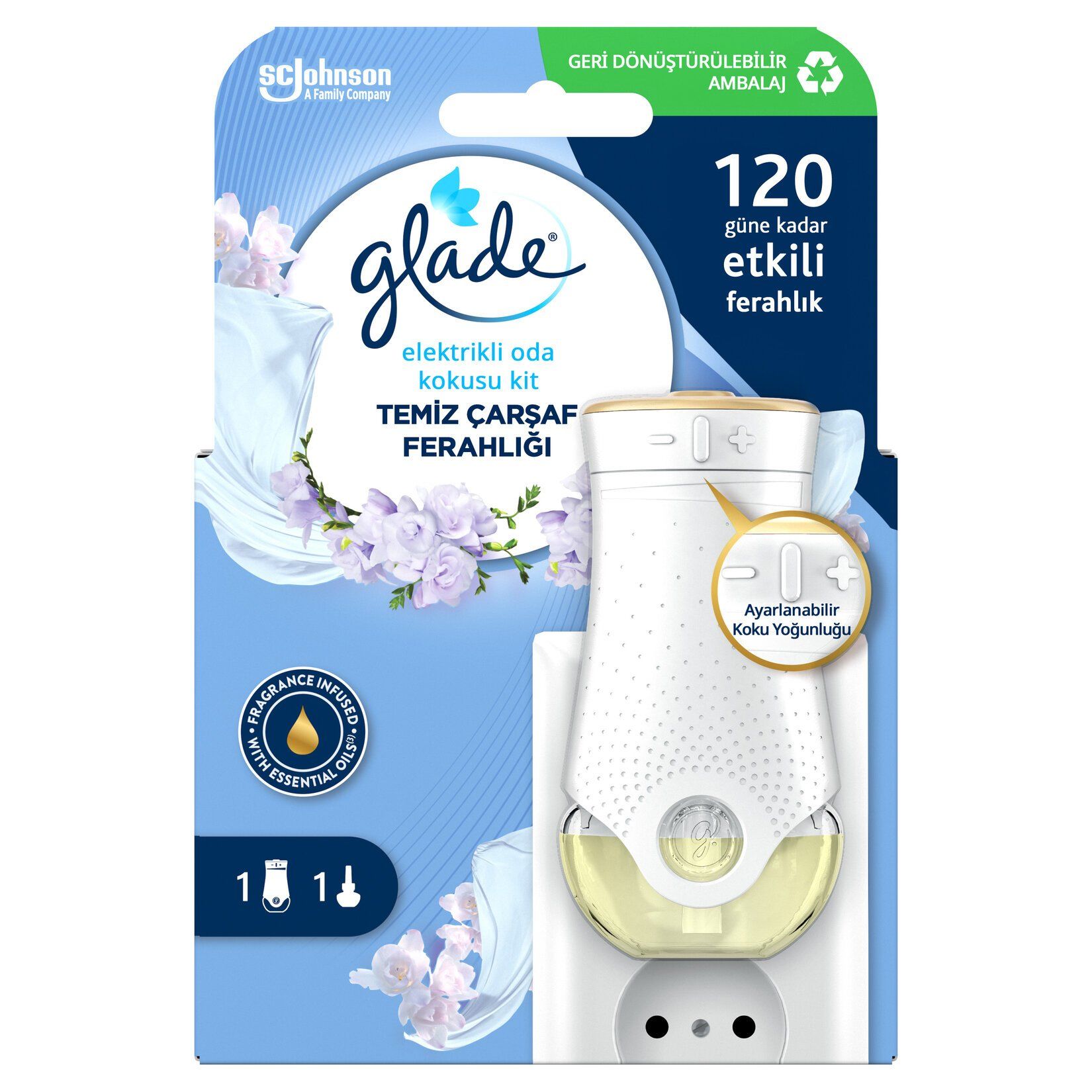 Glade Elektrikli Kit Temiz Çarşaf Ferahlığı 20 ml