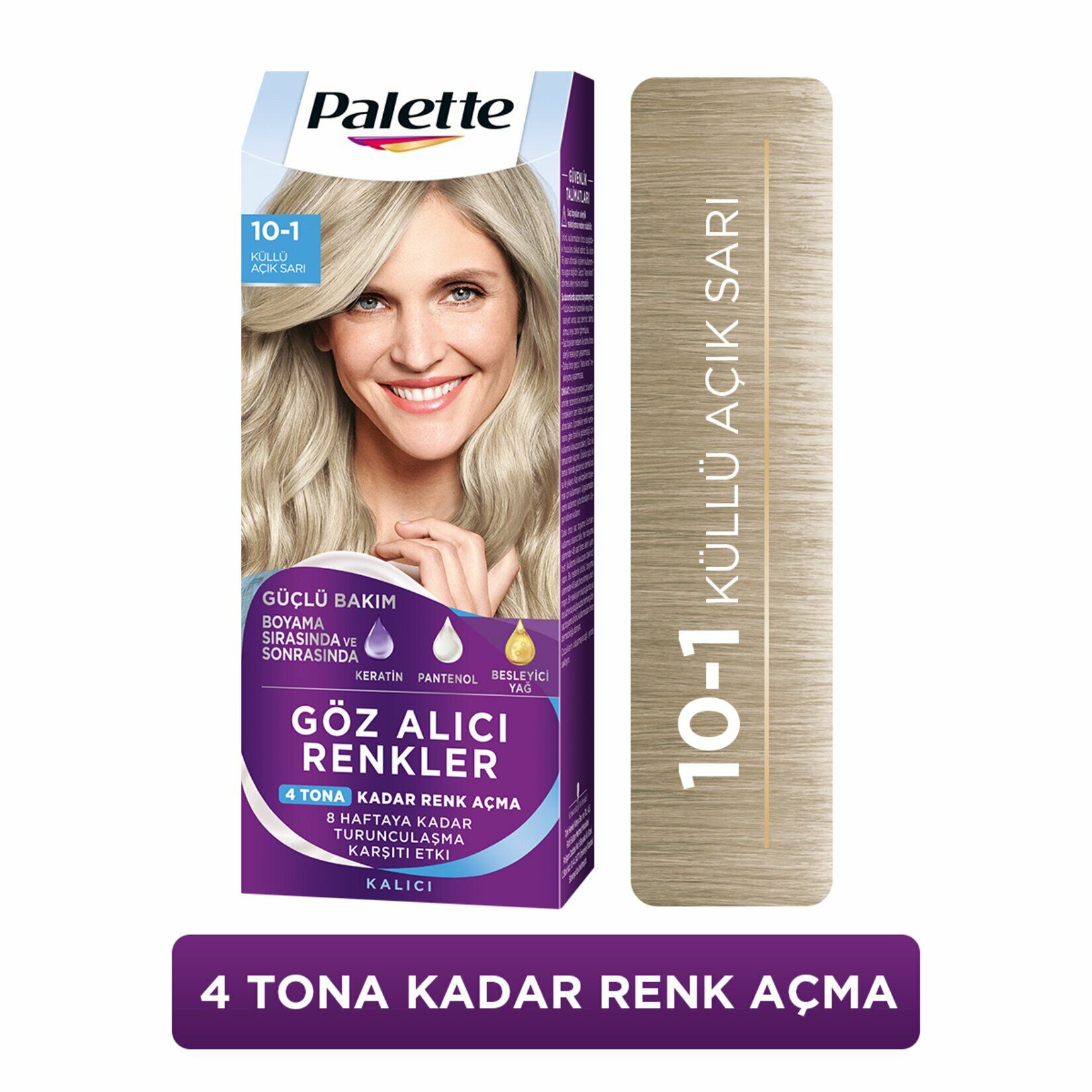 Palette Göz Alıcı Renkler 10-1 - Küllü Açık Sarı