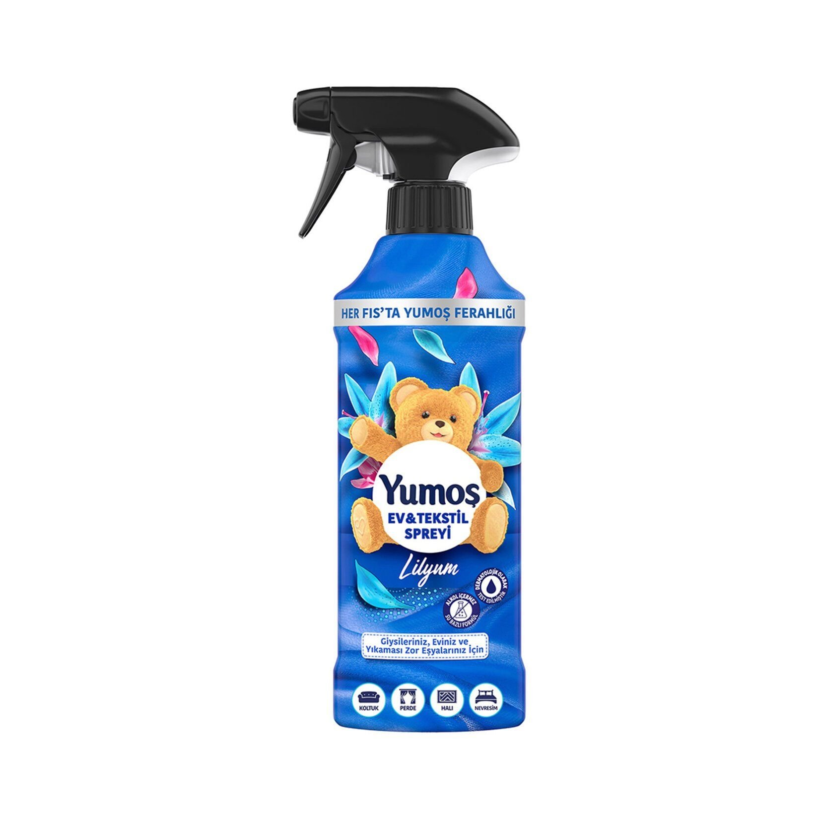 Yumoş Ev ve Tekstil Spreyi Lilyum Yıkanması Zor Eşyalar İçin 450 ml