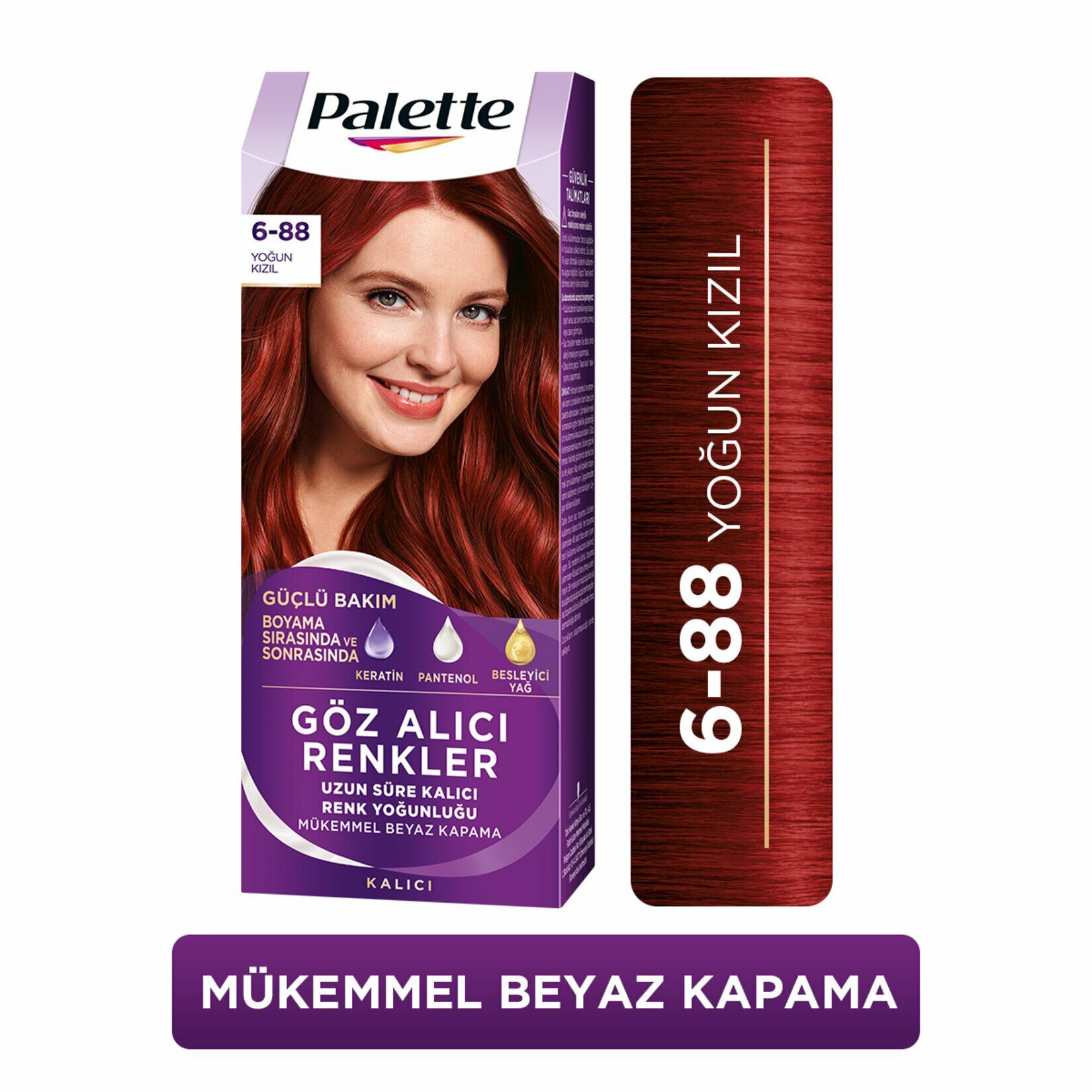 Palette Göz Alıcı Renkler 6-88 - Yoğun Kızıl