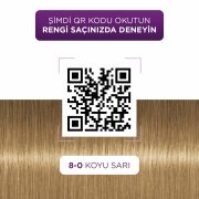 Palette Göz Alıcı Renkler 8-0 - Koyu Sarı