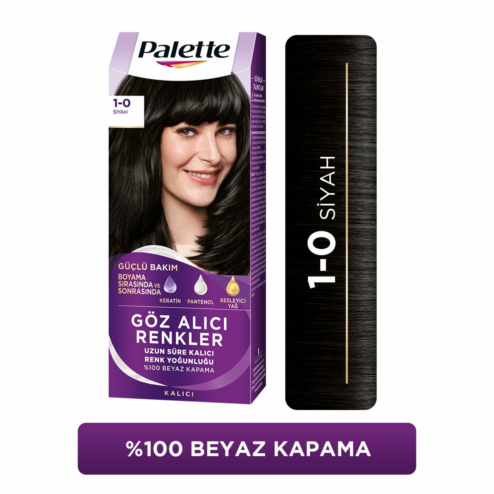 Palette Göz Alıcı Renkler 1-0 - Siyah