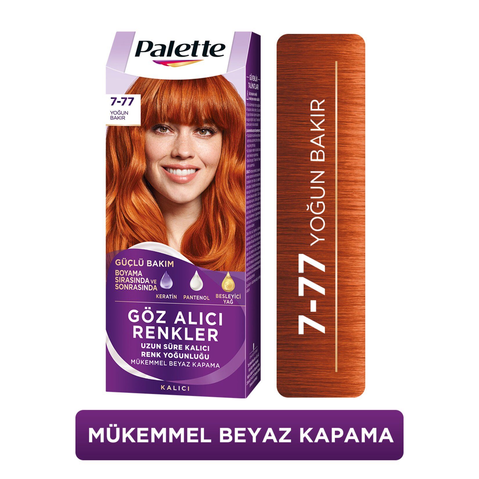 Palette Göz Alıcı Renkler 7-77 - Yoğun Bakır