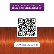 Palette Göz Alıcı Renkler 7-77 - Yoğun Bakır