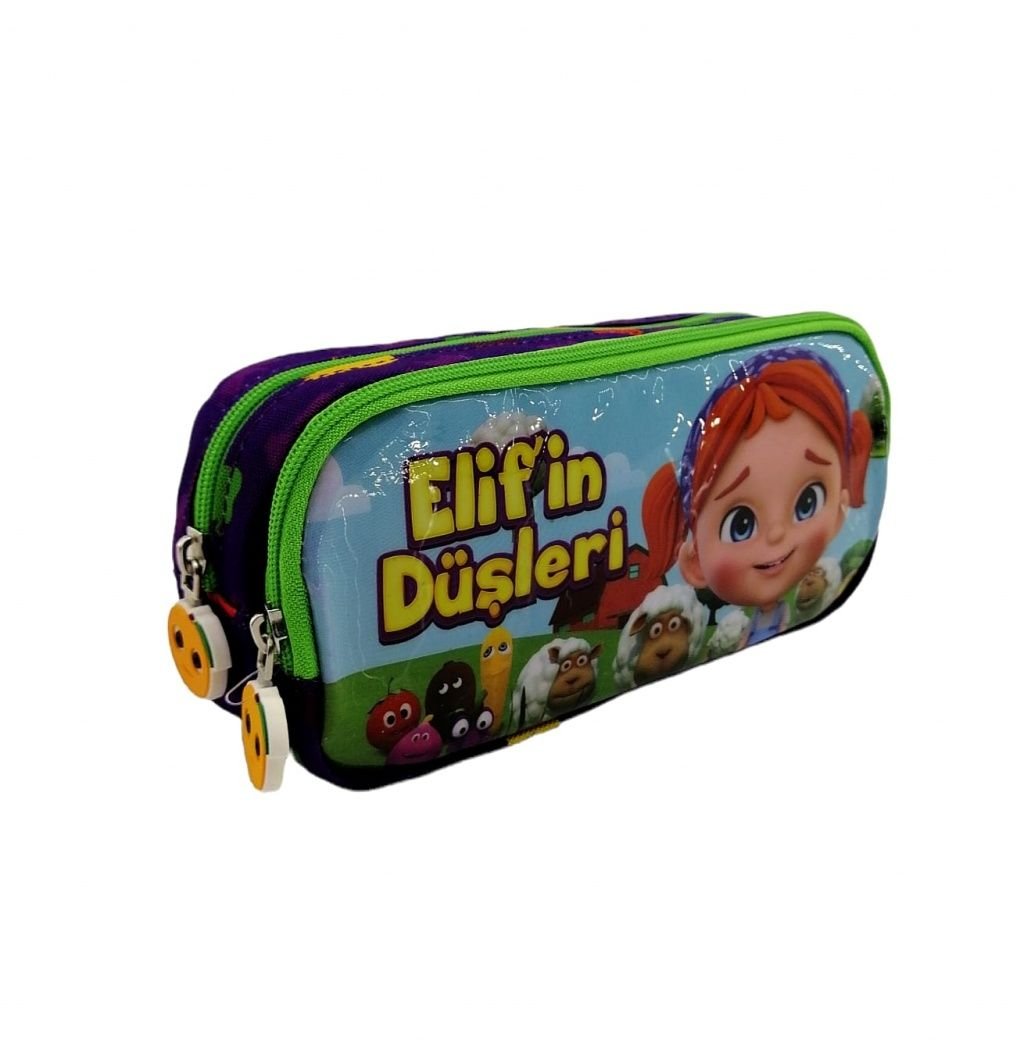 Elif'in Düşleri Çift Gözlü Kalem Çantası