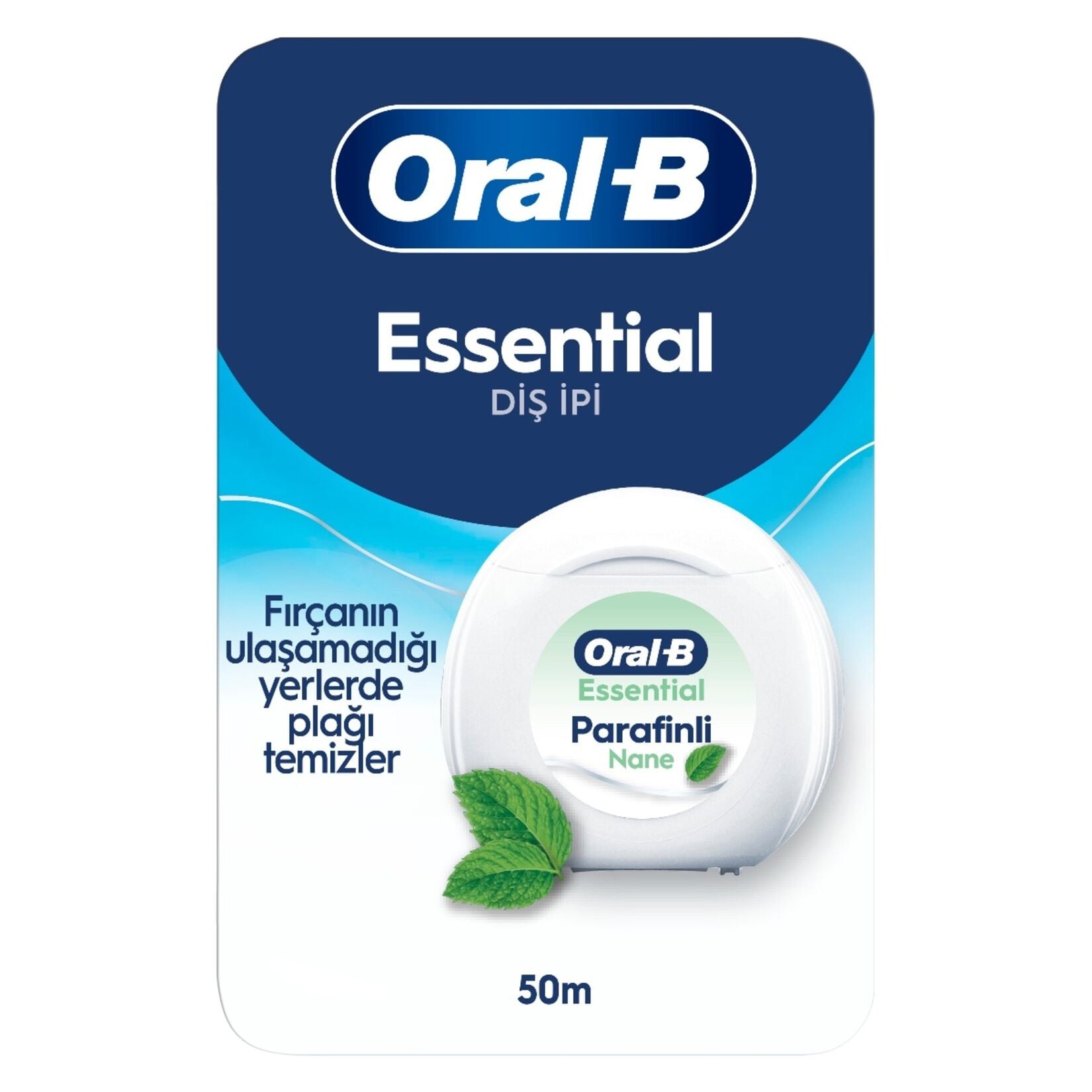 Oral-B Essential Diş İpi Parafinli Nane 50 m
