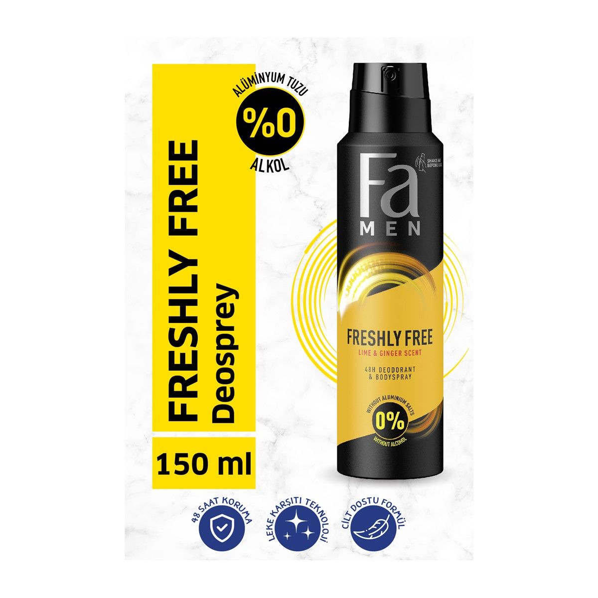 Fa Men Deo Sprey Lime & Ginger 150 ml