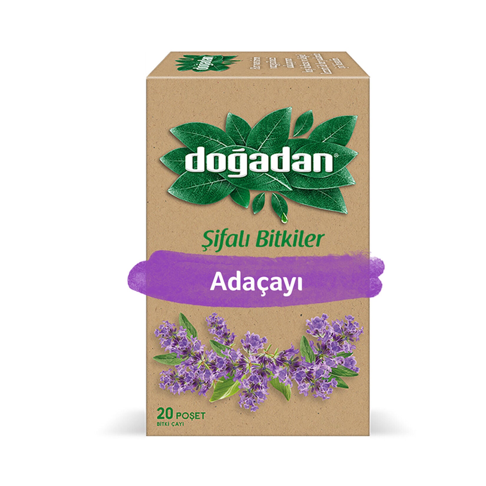Doğadan Adaçayı Bardak Poşet 20'li