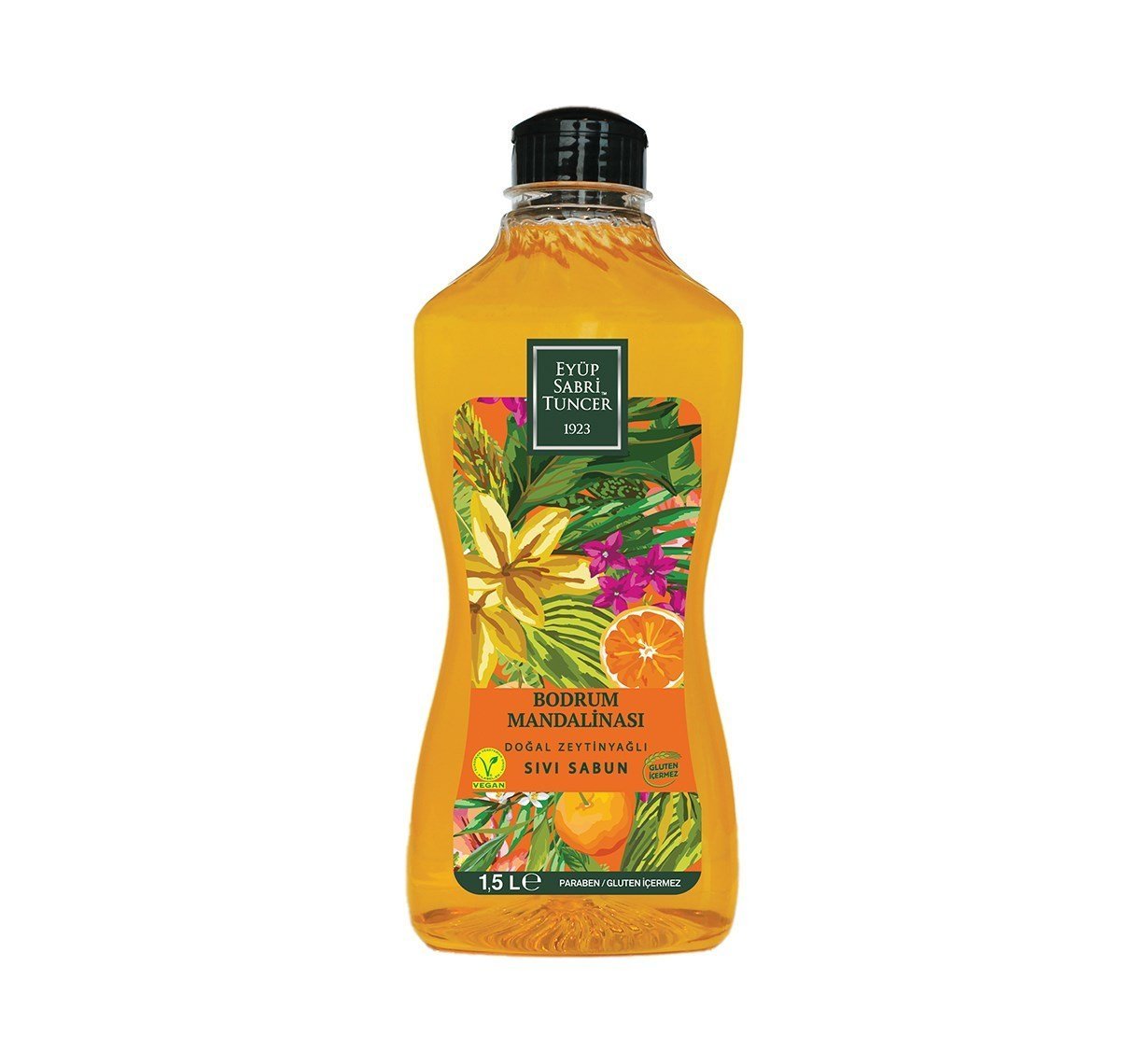 Eyüp Sabri Tuncer Bodrum Mandalinası Doğal Zeytinyağlı Sıvı Sabun 1.5 L
