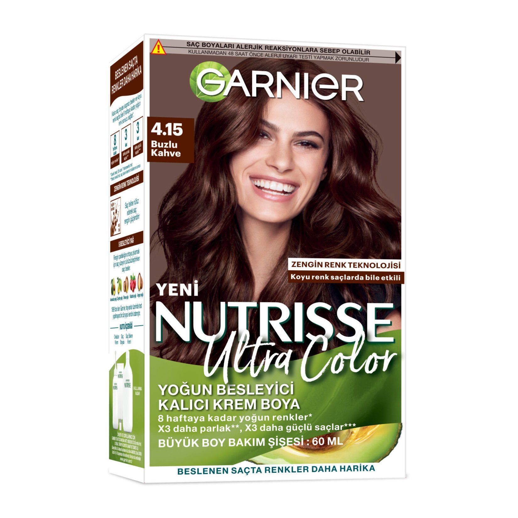 Garnier Nutrisse Ultra Color 4.15 Buzlu Kahve