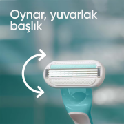 Gillette Venus Hassas Kullan At Kadın Tıraş Bıçağı 3 Adet