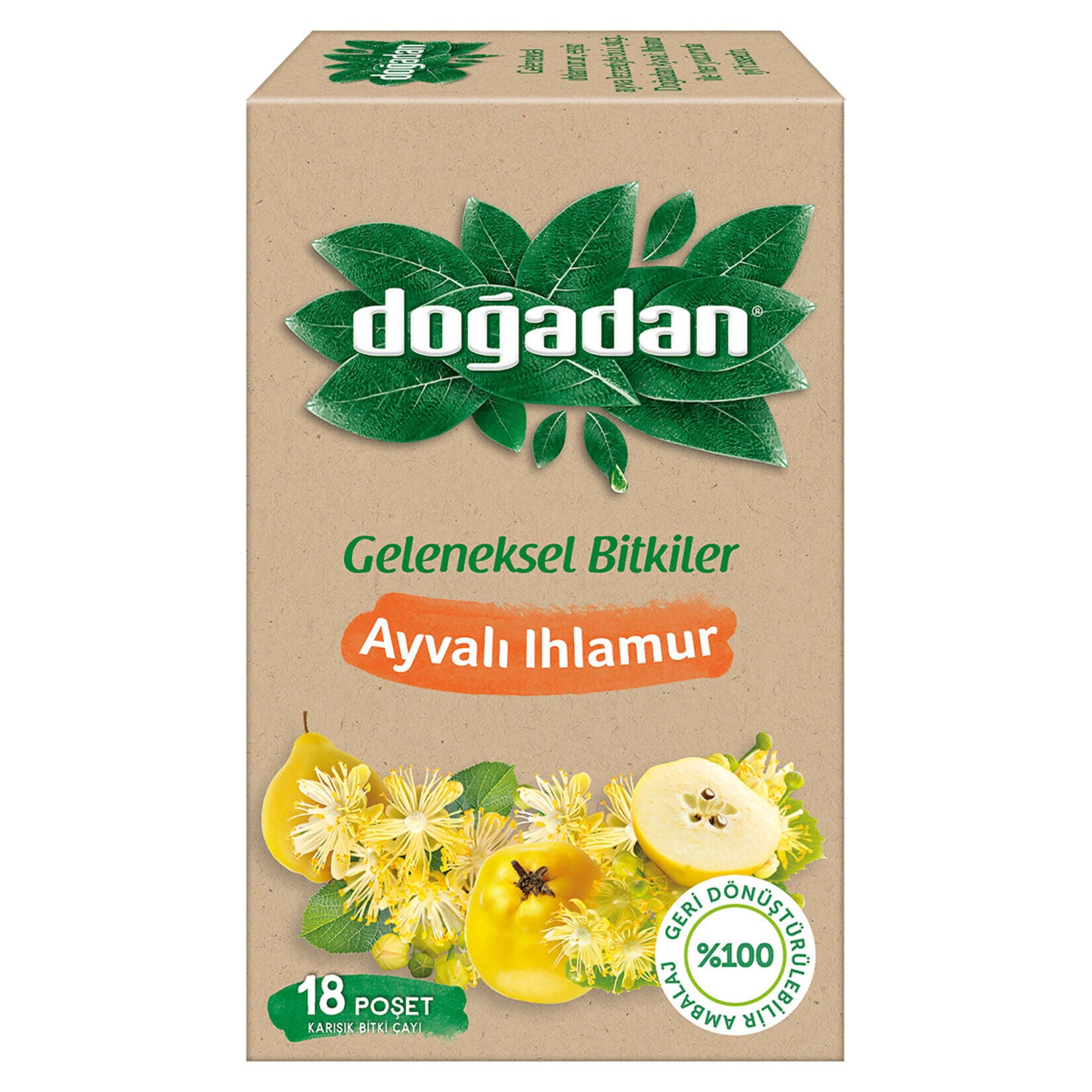 Doğadan Ayvalı Ihlamur Çayı 18'li 29 gr