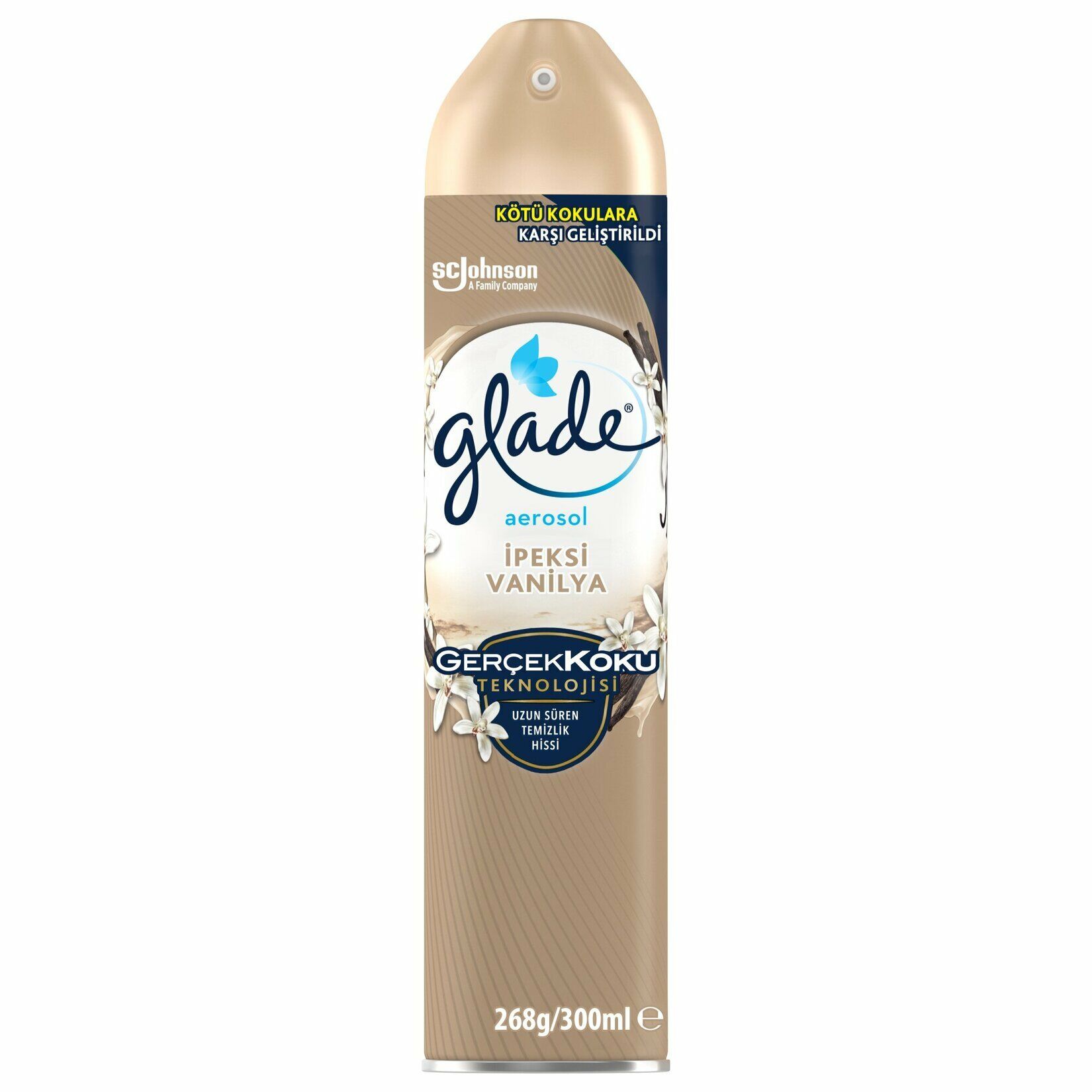 Glade Aerosol Oda Kokusu İpeksi Vanilya 300 ml