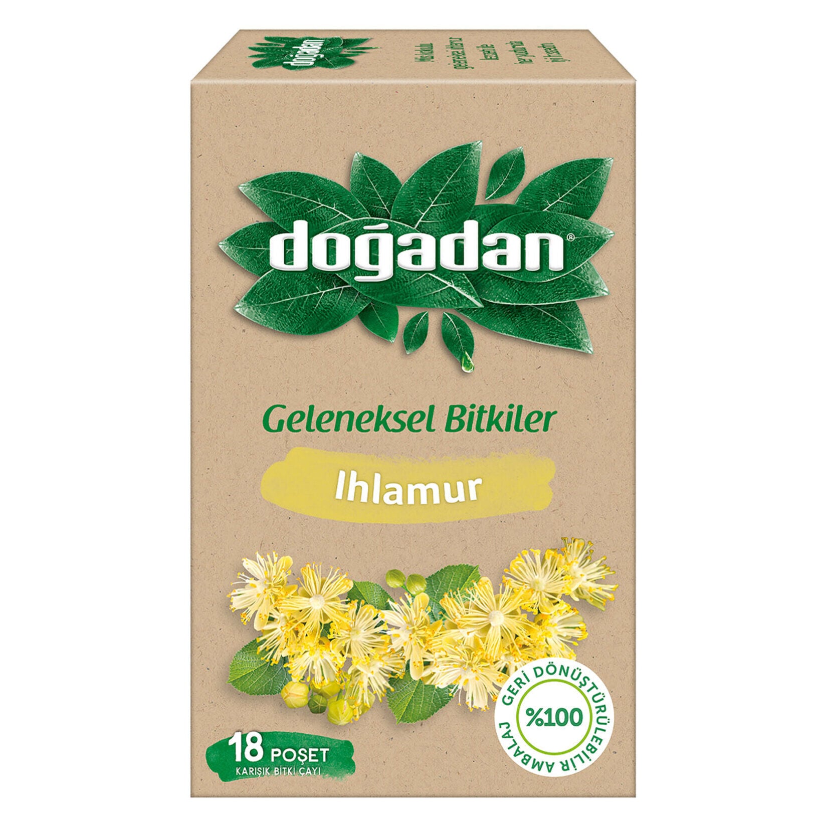 Doğadan Ihlamurlu Karışık Bitki Çayı 18'li 29 gr