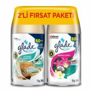Glade Otomatik Sprey Yedek Okyanus + Tropikal 2'li