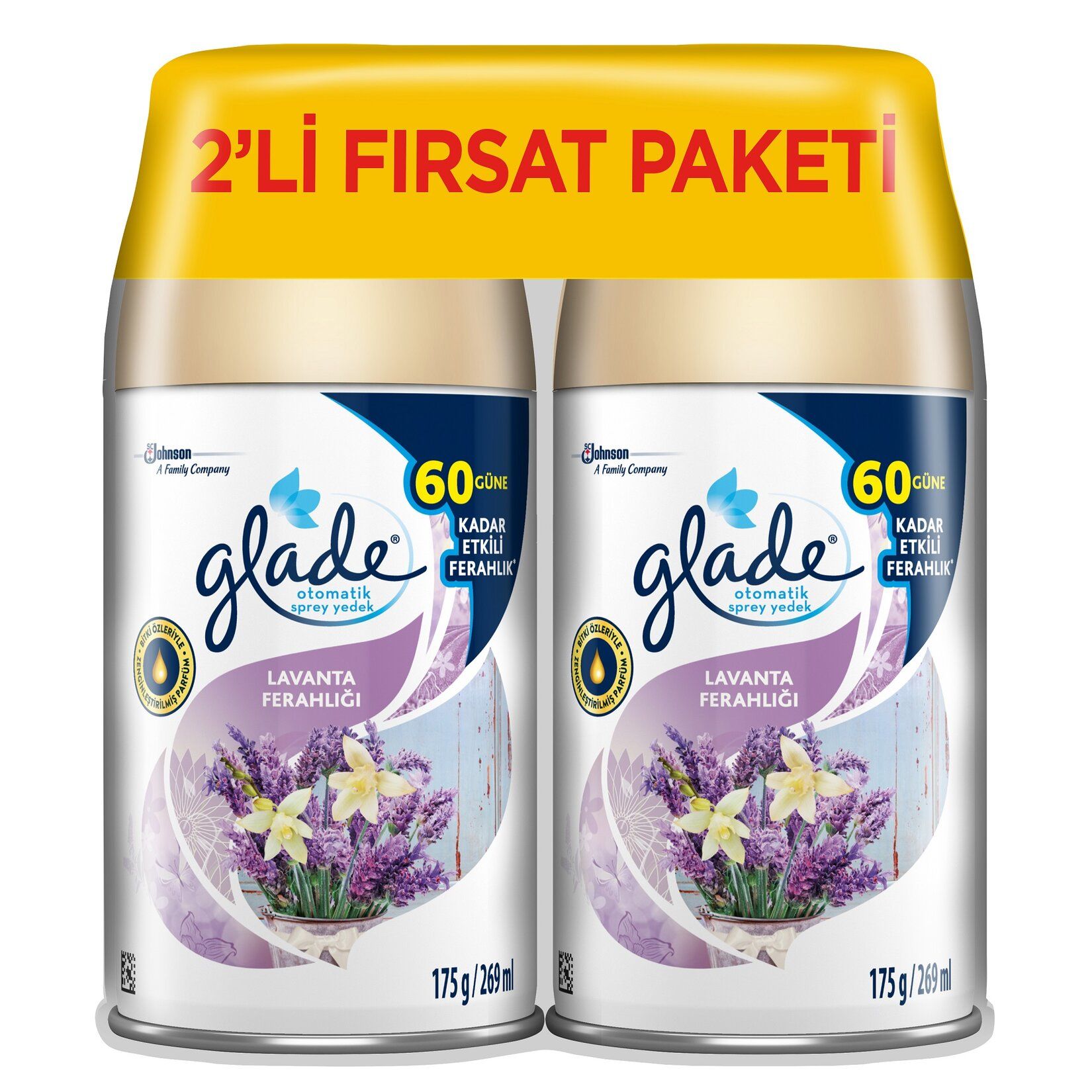 Glade Otomatik Sprey Yedek Lavanta Ferahlığı 2'li
