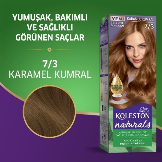 Koleston Naturals Karamel Kumral Saç Boyası 7-3