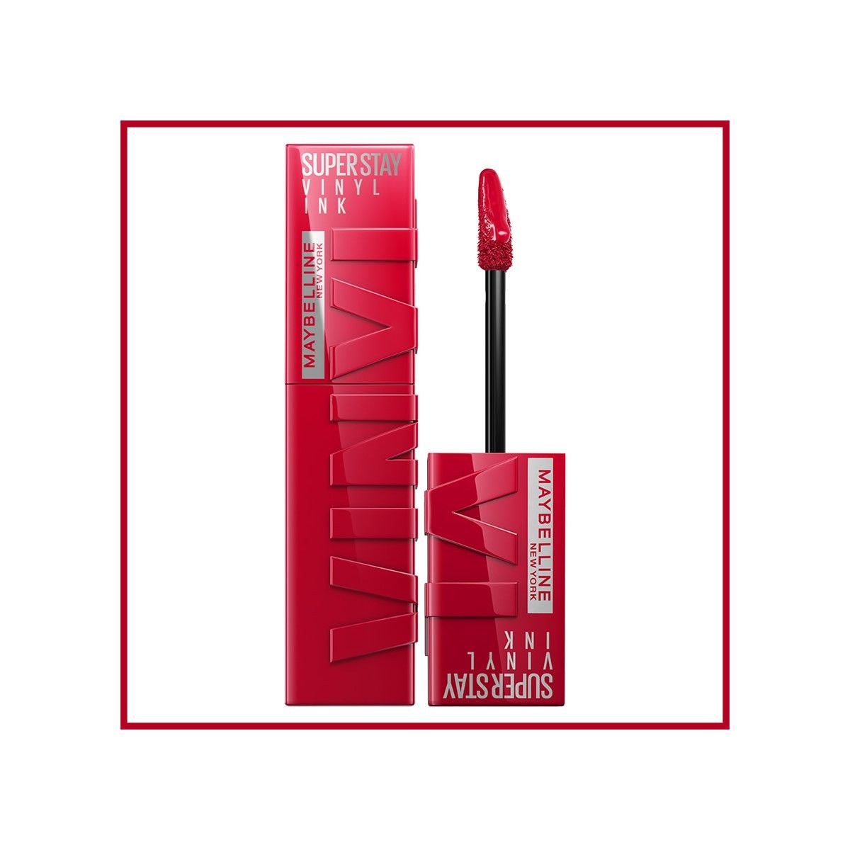 Maybelline Super Stay Vinyl Ink Uzun Süre Kalıcı Likit Parlak Ruj 50 Wicked