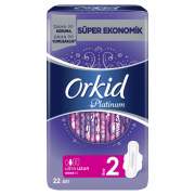 Orkid Platinum Hijyenik Ped Uzun Süper Ekonomik Paket 22 Adet