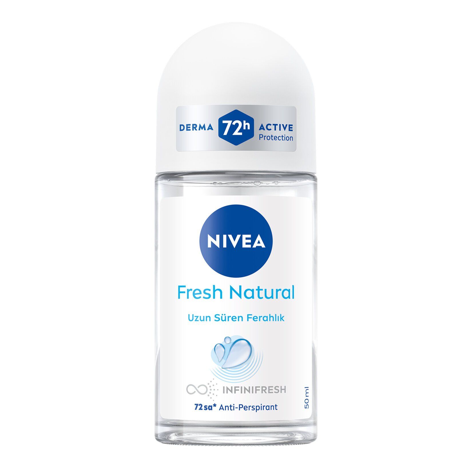 Nivea Kadın Roll-on Fresh Natural 72 Saat Anti-Perspirant 50 ml