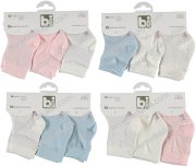 Bibaby Puanlı 3'lü Bebek Çorap (0-3 Ay)