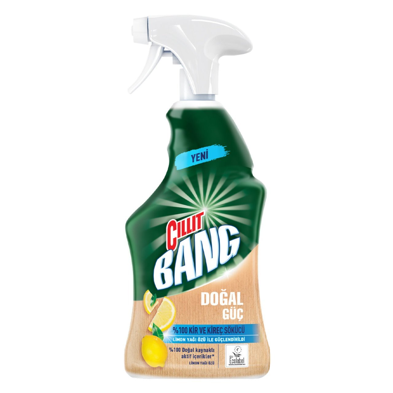 Cillit Bang Doğal Güç %100 Kir ve Kireç Sökücü Sprey 750 ml