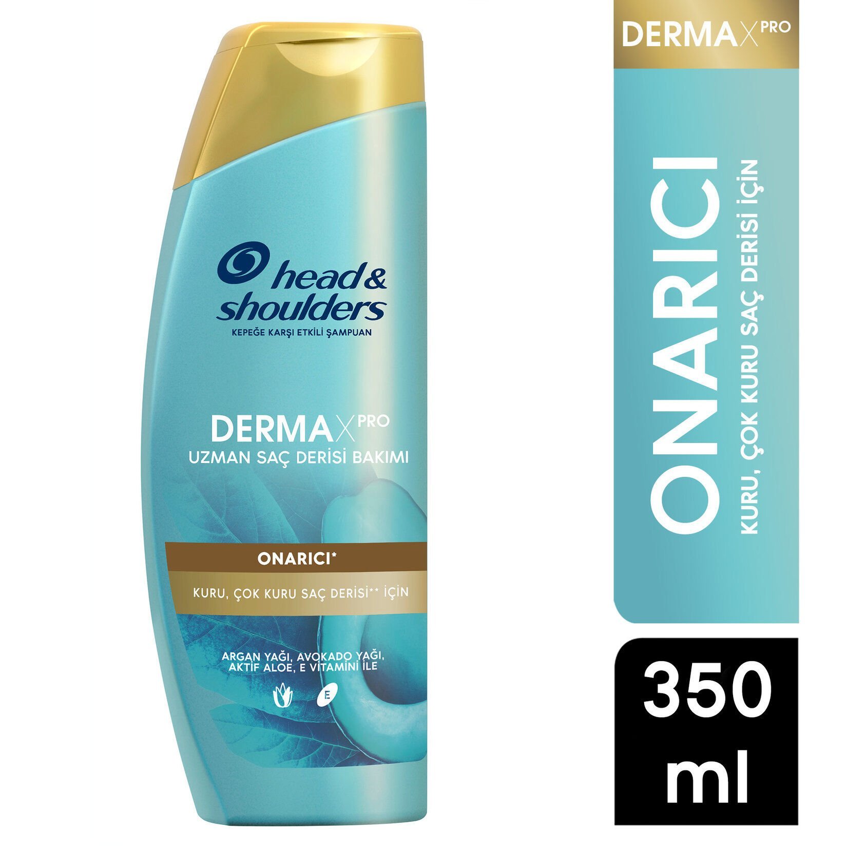 Head & Shoulders Dermaxpro Onarıcı Kepek Karşıtı Şampuan Kuru Saç Derisi için 350 ml