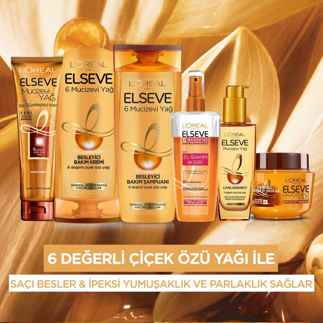 L'Oréal Paris Elseve 6 Mucizevi Yağ Besleyici Saç Kremi 250 ml