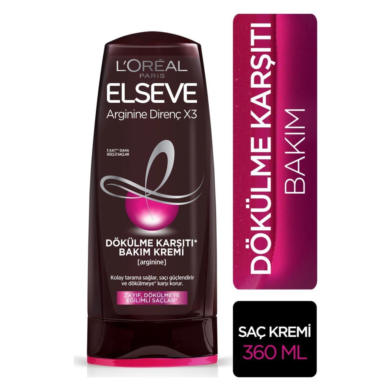 L'Oréal Paris Elseve Arginine Direnç X3 Dökülme Karşıtı Bakım Kremi 360 ml
