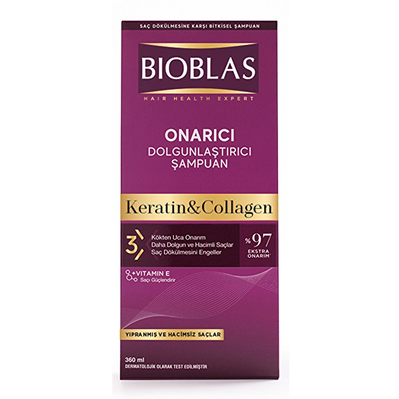 Bioblas Kolajen + Keratin Şampuan 360 ml