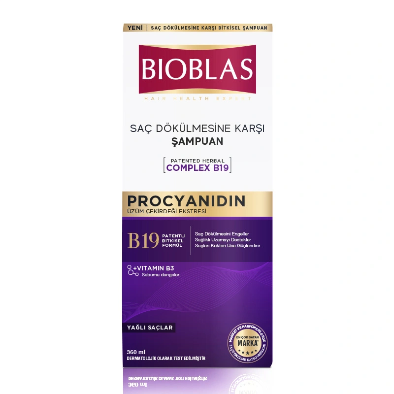 Bioblas Procyanidin Saç Dökülmesine & Yağlanmaya Karşı Şampuan 360 ml