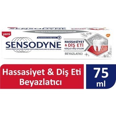 Sensodyne Hassasiyet & Diş Eti Güçlü Diş Eti Beyazlatıcı 75 ml