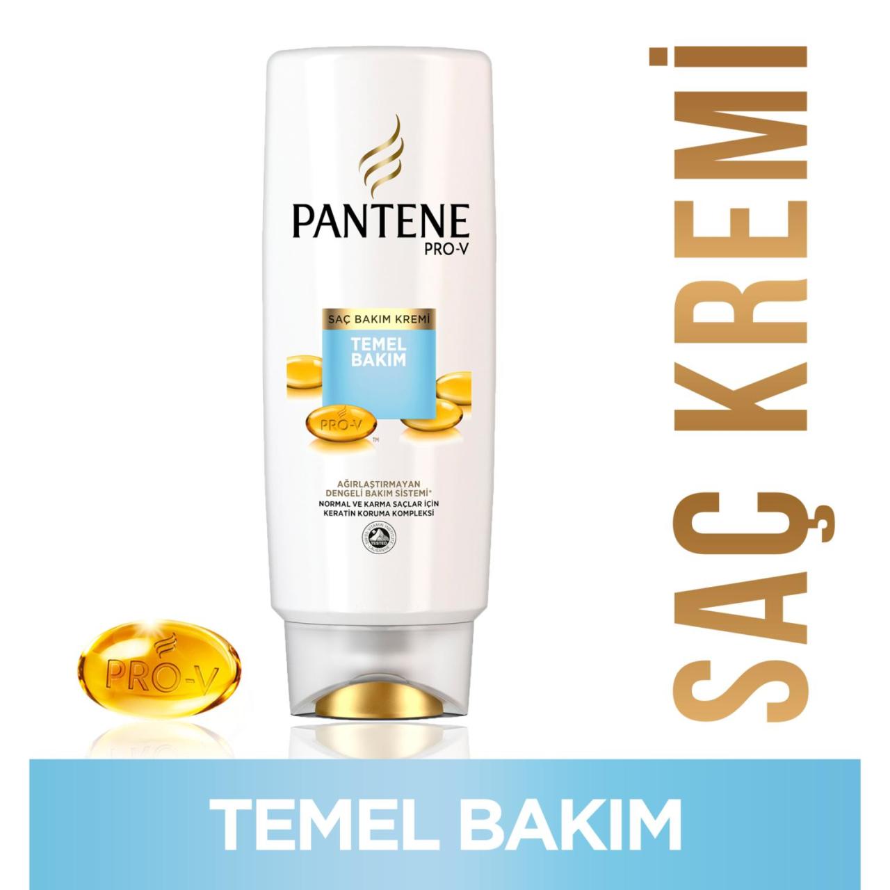 Pantene Saç Bakım Kremi Temel Bakım 600 ml