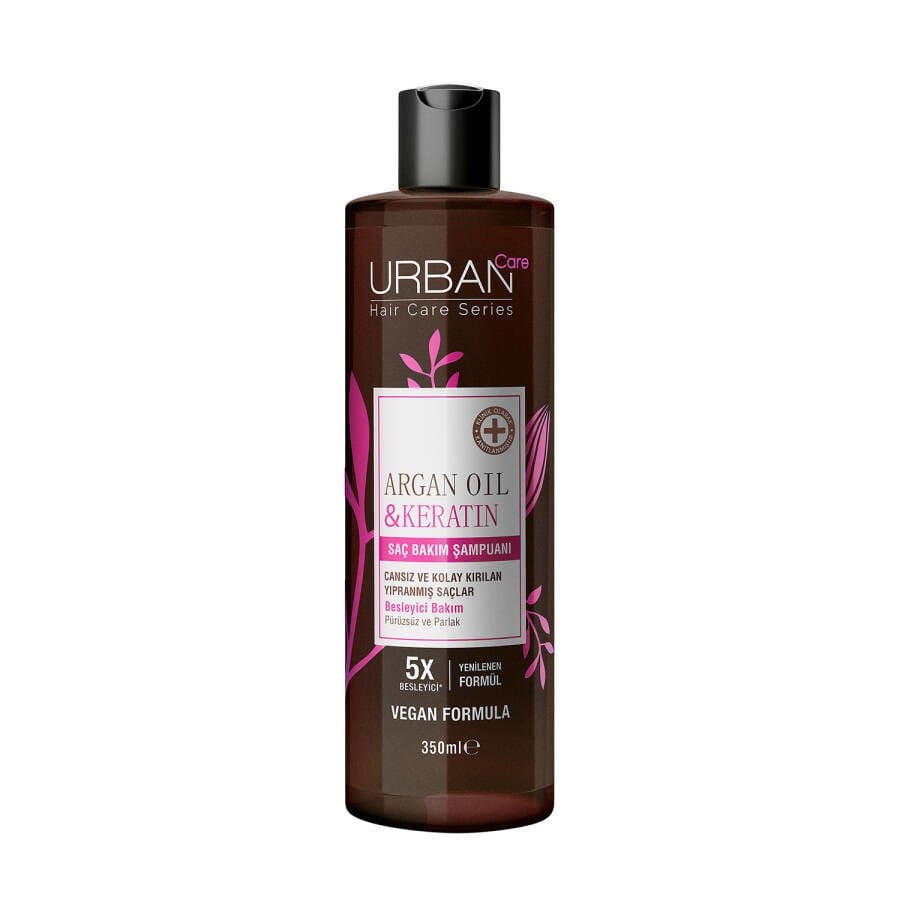 Urban Care Argan Oil & Keratin Besleyici ve Kırılma Karşıtı Saç Bakım Şampuanı 350 ml